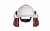 3M™ PELTOR™ Optime™ III Earmuffs, 34 dB, Black/Red, Helmet Mounted, H540P3AF-413-SV - INDUSTRIALvhzj