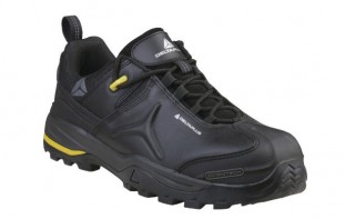 TW302 S3/EH BLACK FULL GRAIN LEATHER SAFETY SHOES (COMPOSITE) LOW CUT  SIZE 42
