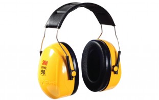 3M PELTOR Optime 98 Over-the-Head Earmuffs, Hearing Conservation, H9A, 10/Case