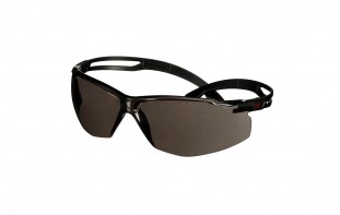 3M SecureFit 500 Series, Black, Scotchgard Anti-Fog/Anti-Scratch Coating (K&N), Grey AF-AS Lens | SF502SGAF-BLK
