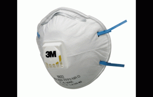 3M DISPOSABLE RESPIRATOR 8822