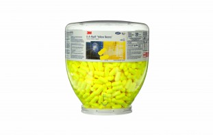 3M™ E-A-Rsoft™ Yellow Neons™ One Touch™ Refill Earplugs 391-1004, Uncorded, Regular Size
