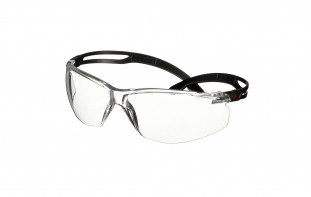 3M SecureFit 500 Safety Glasses, Black frame, Anti-Scratch / Anti-Fog, Clear lens | SF501AF-BLK-EU