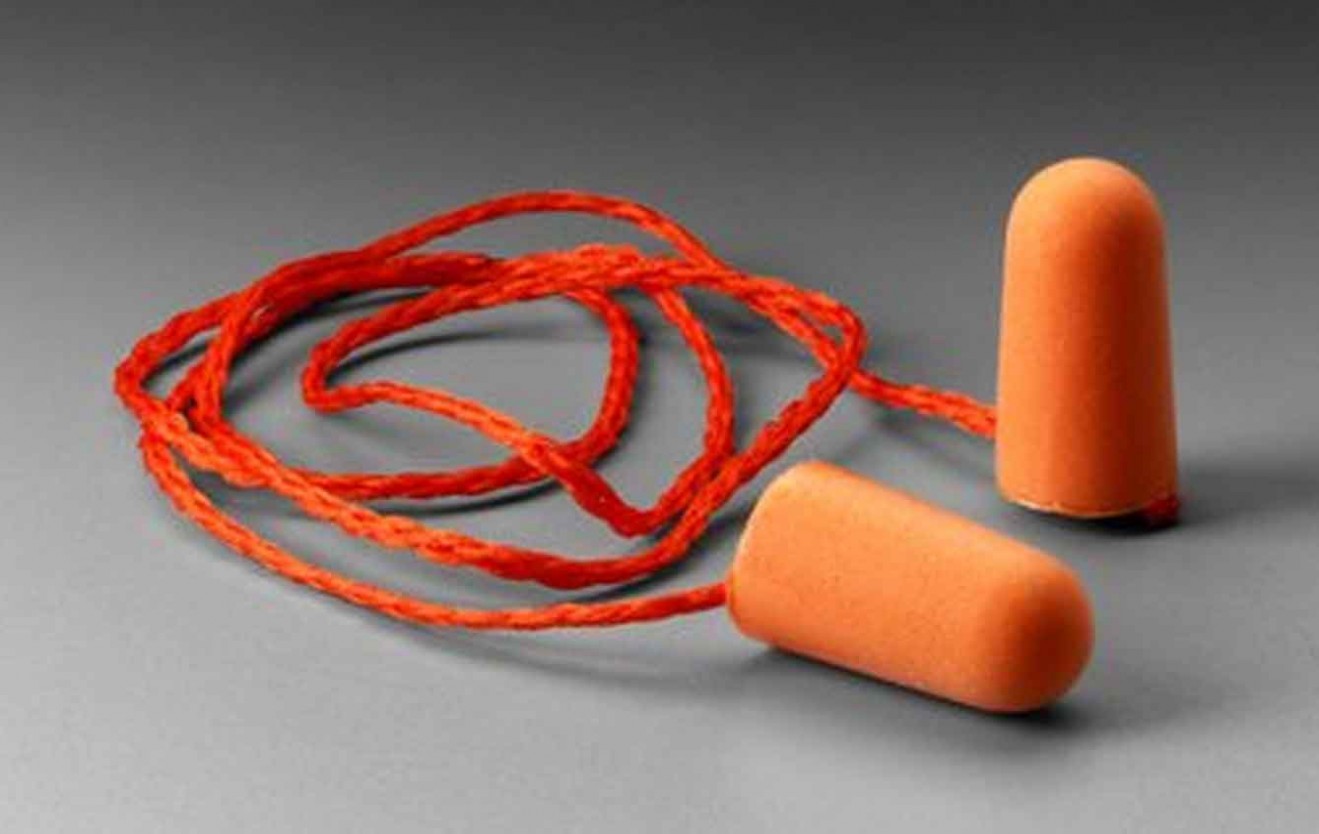 3M Foam Earplugs 1110, Corded