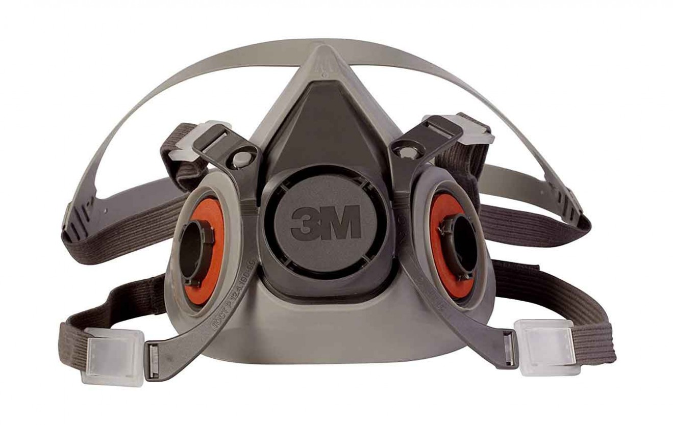 3M? Half Facepiece Reusable Respirator, Medium, Respiratory Protection, 6200/07025(AAD), 24/Case