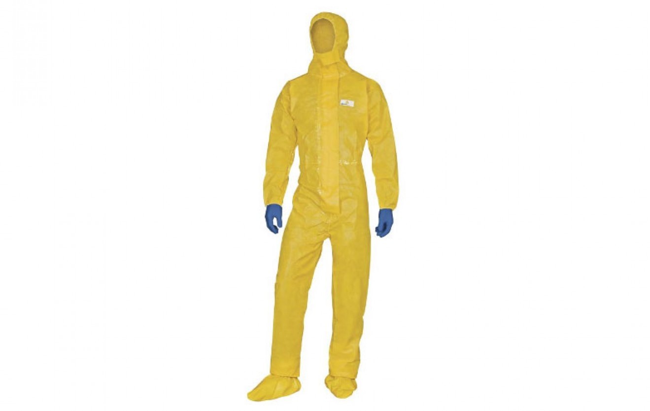 DT300 DELTACHEM OVERALLS WITH HOOD - 3B TYPE