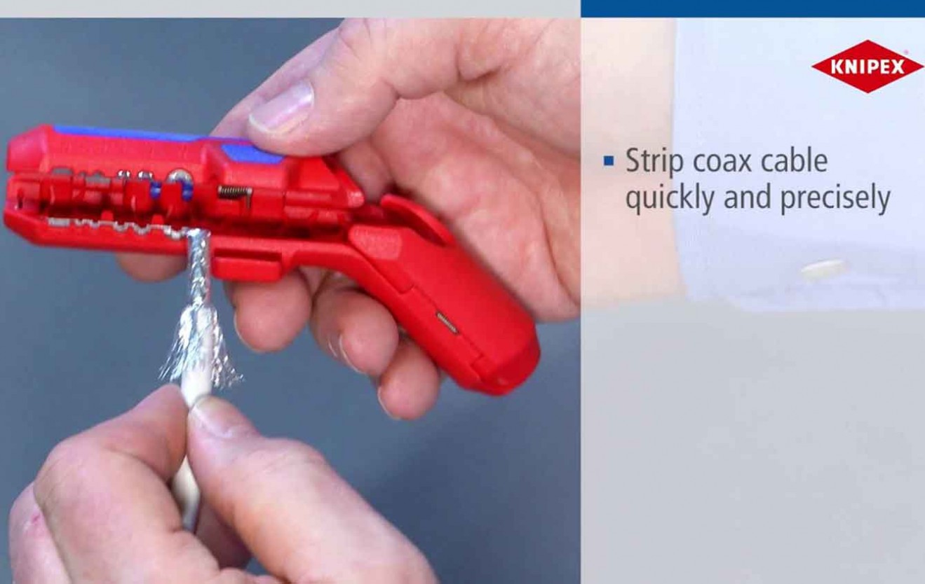 KNIPEX ErgoStrip® Universal Stripping Tool 16 95 01 SB