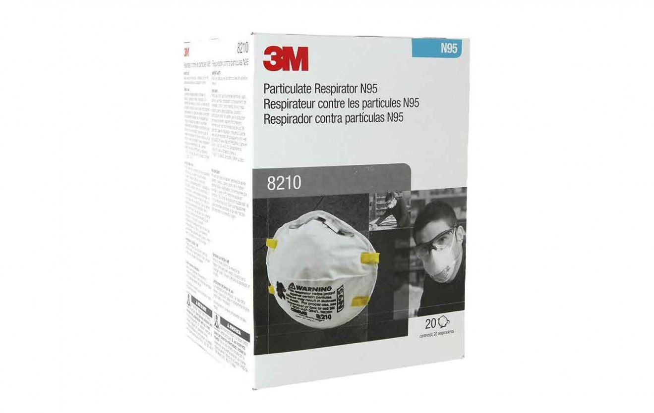 3M Particulate Respirator 8210, N95