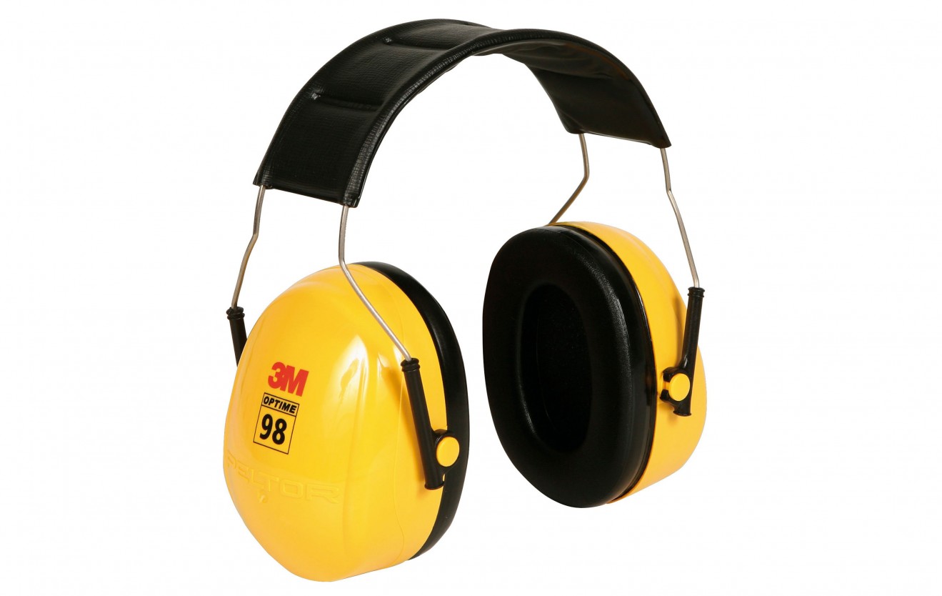 3M PELTOR Optime 98 Over-the-Head Earmuffs, Hearing Conservation, H9A