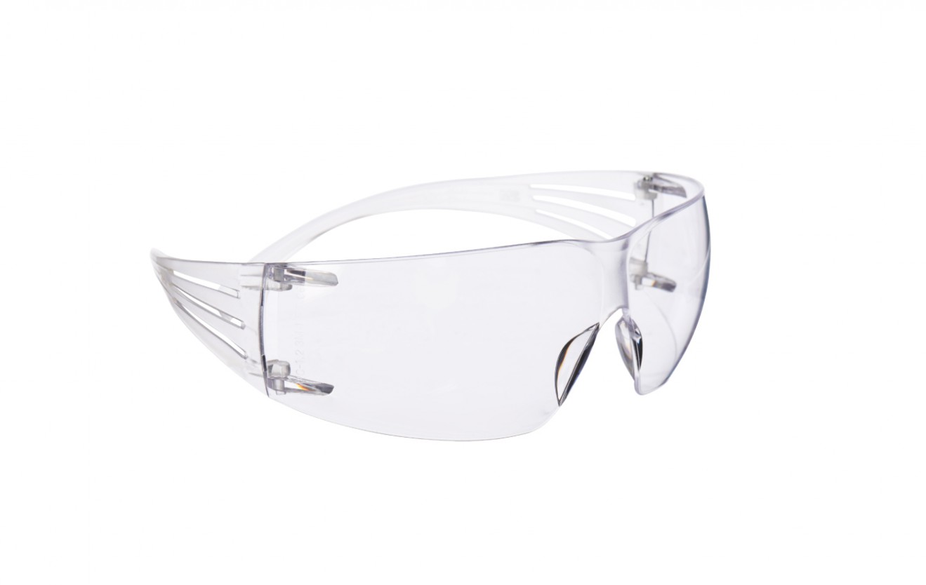 3M(TM)SecureFit(TM) Protective Eyewear SF201AF, Clear anti-fog lens,