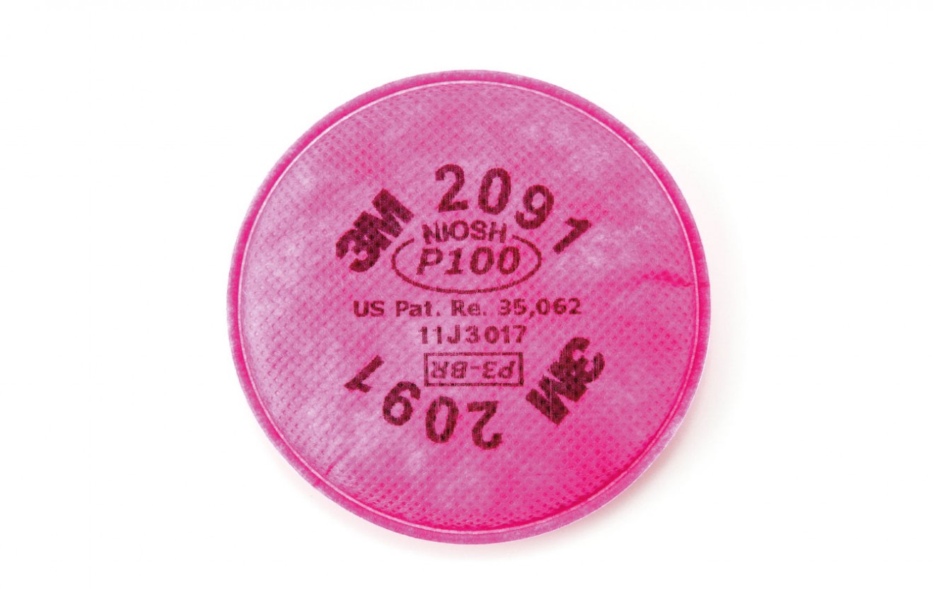 3M? Particulate Filter 2091/07000(AAD), P100 Respiratory Protection, 100/Case