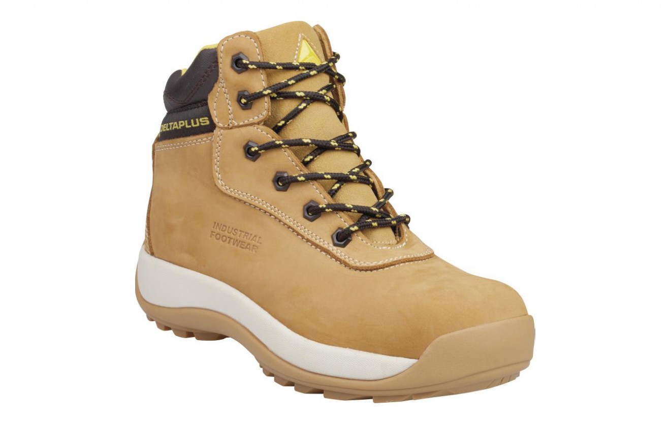 SAGA S3 SRC (BEIGE COLOUR) SAFETY BOOTS IN NUBUCK LEATHER-(COMPOSITE) HIGH CUT - size 39