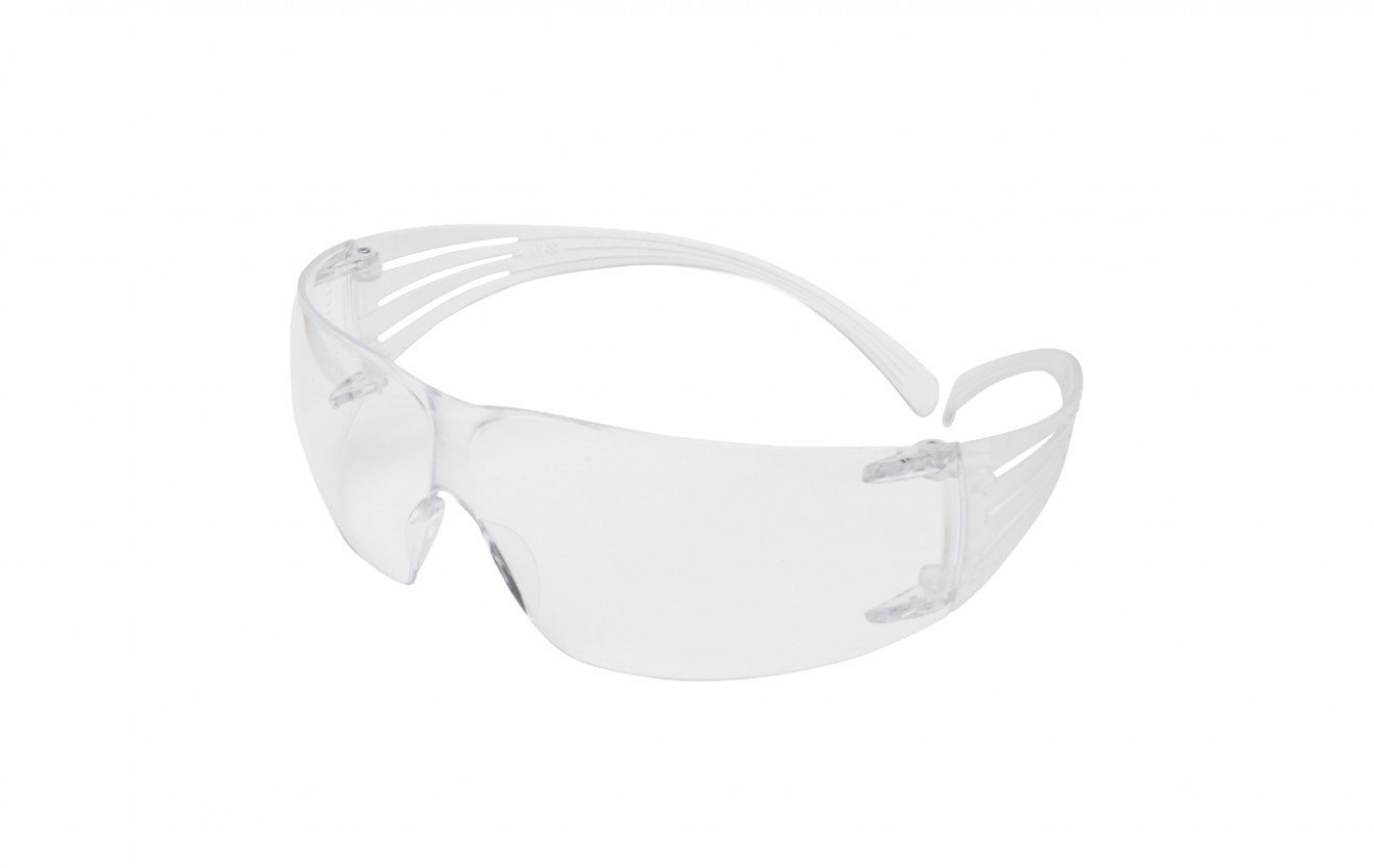 3M(TM)SecureFit(TM) Protective Eyewear SF201AF, Clear anti-fog lens,