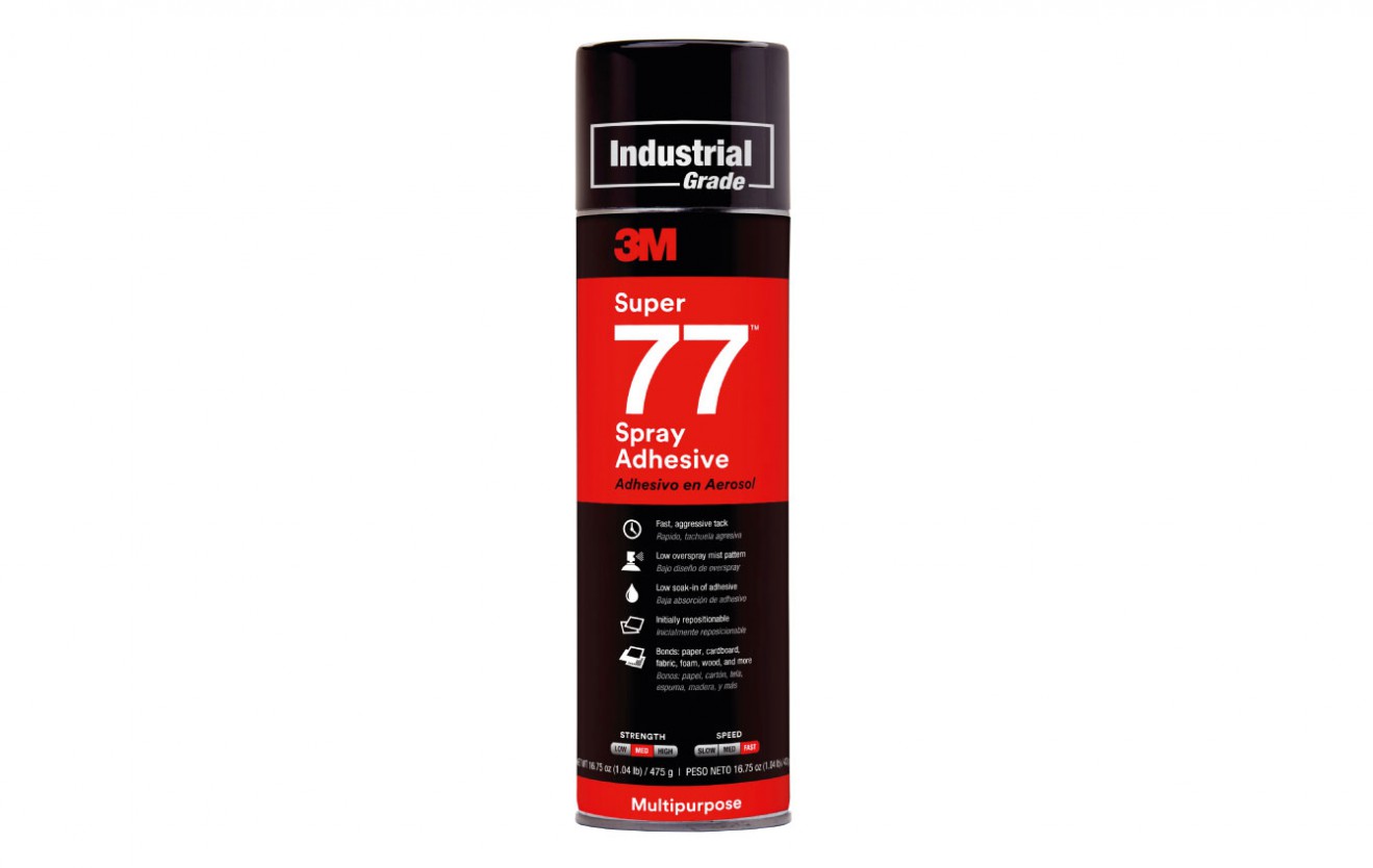 3M? Super 77? Multipurpose Spray Adhesive, 24 fl oz Can