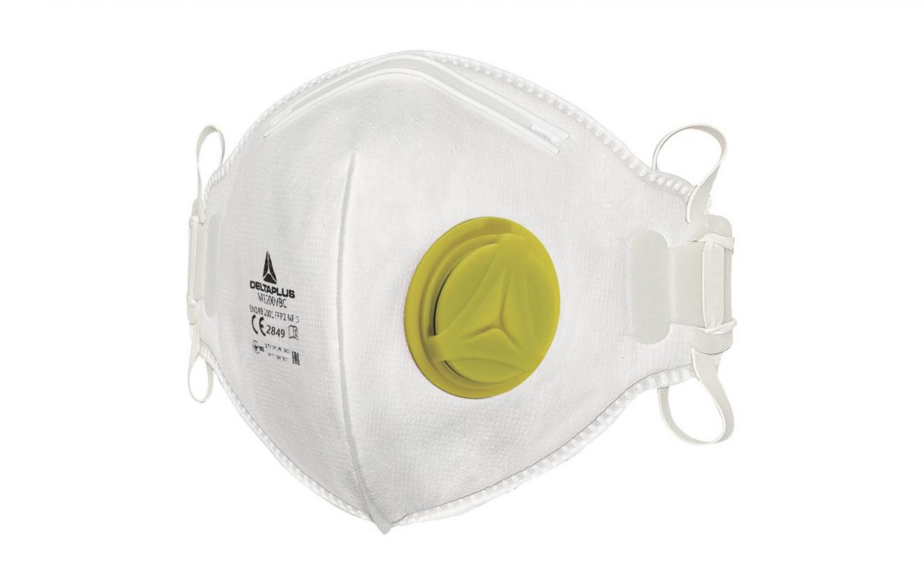 DELTAPLUS DUST MASK DISPOSABLE W/VALVE FFP2