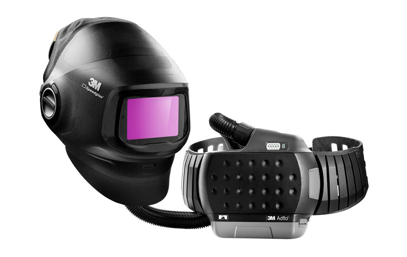 3M Air Purifying Respirator System Welding Helmet with Filter G5-01VC, 617830