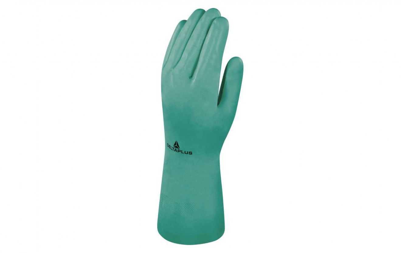 DELTAPLUS GLOVE NITRILE GREEN 33CM 8