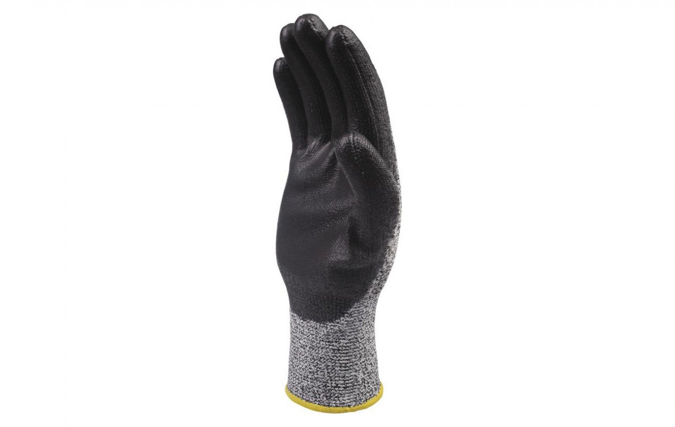 DELTAPLUS GLOVES FIBRE POLYURETHANE COATGREY 9