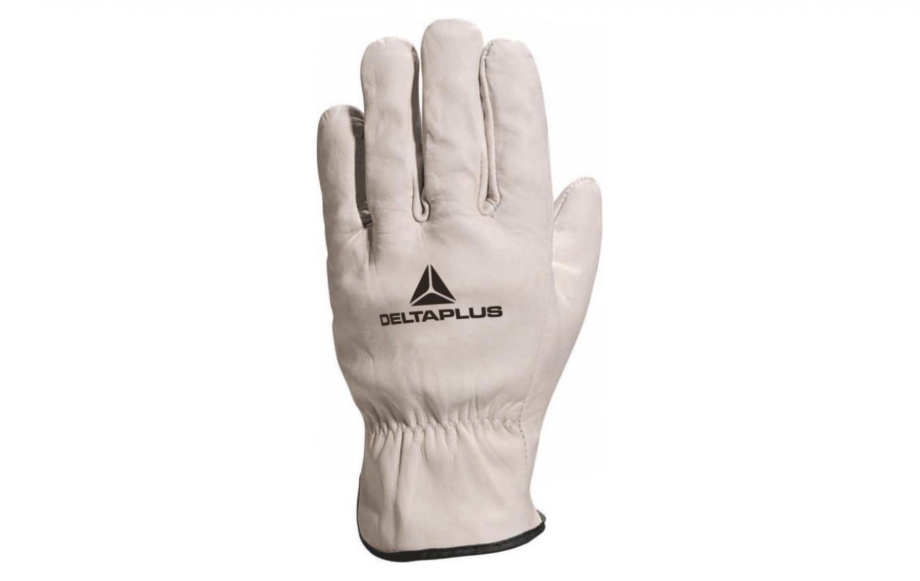 DELTAPLUS GLOVES COW HIDE LEATHER GRAINSIZE 9