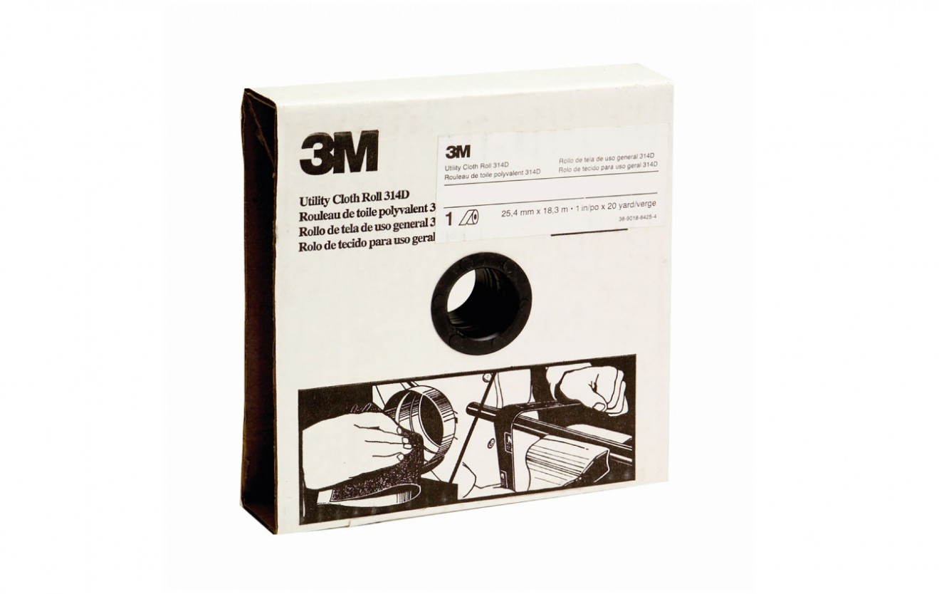 3M? Utility Cloth Roll 314D, P320,115 mmX 50 m, 2RLS/Carton