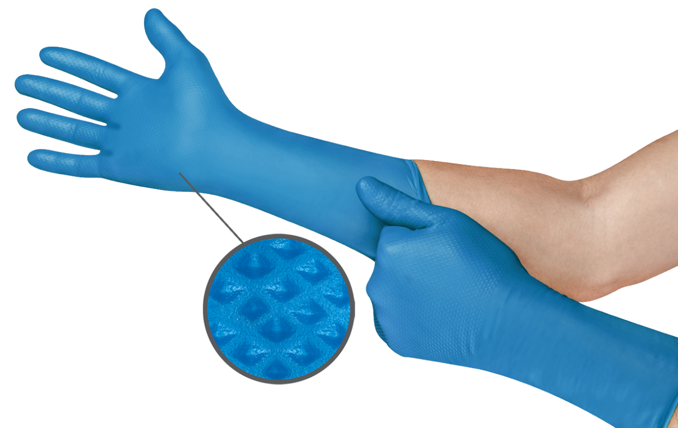 ANSELL MICROFLEX® Mega Texture 93-283 | Blue ( size M )