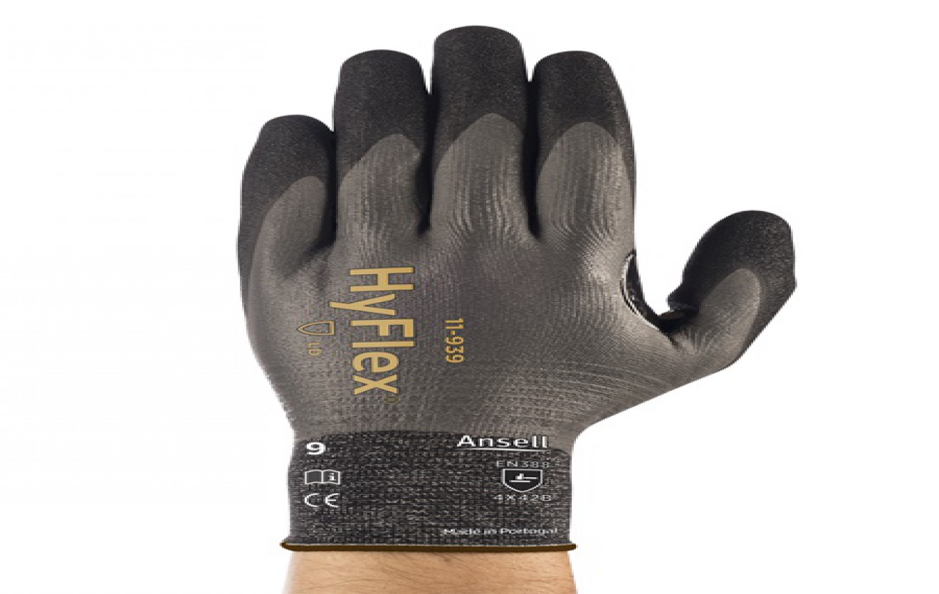 ANSELL HyFlex® 11-939 | Black and Grey ( size 8 )