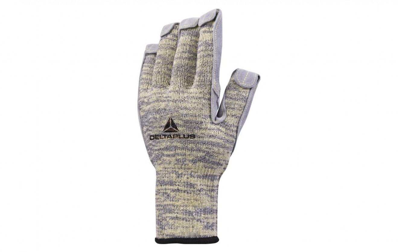 DELTAPLUS  HEATNOCUT GLOVE COWHIDE KNITTDLEATH.PALM