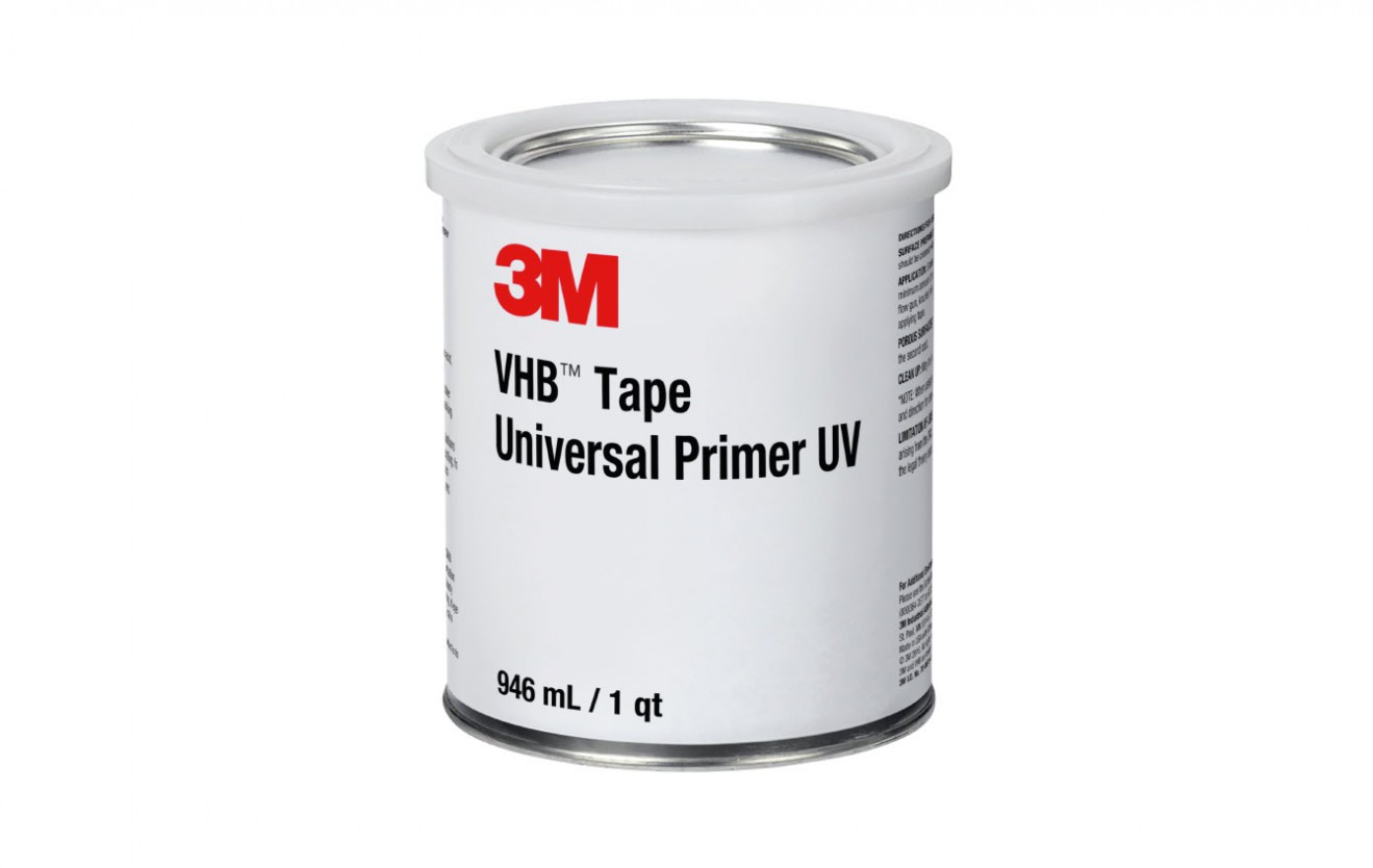 3M? VHB? Tape Universal Primer UV, Light yellow with fluorescent bluish tint, 946 ml