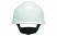 3M™ Hard Hat H-701V, Vented White 4-Point Ratchet Suspension with Uvicator