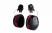 3M™ PELTOR™ Optime™ III Earmuffs, 34 dB, Black/Red, Helmet Mounted, H540P3E-413-SV